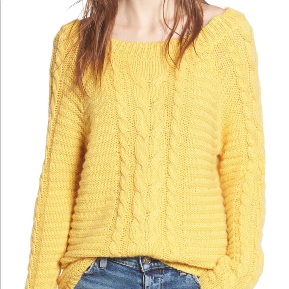 Rebecca Minkoff Yellow Sweater